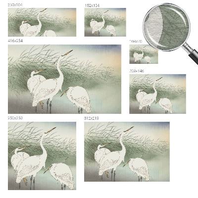 Fototapet vlies pentru dormitor Hejrer i græsset