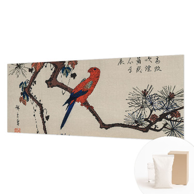 Fototapet decorativ pe perete En fugl på en gren