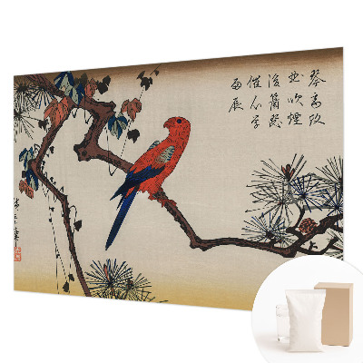 Fototapet decorativ pe perete En fugl på en gren