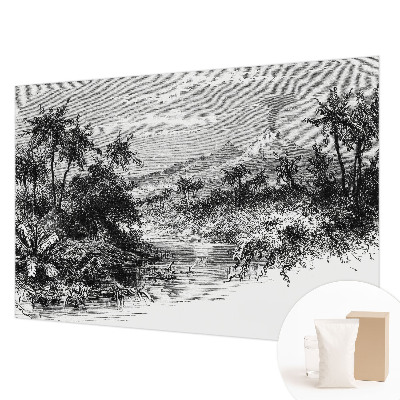 Fototapet modern Eksotisk panorama