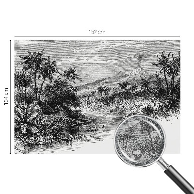 Fototapet modern Eksotisk panorama