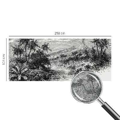 Fototapet modern Eksotisk panorama