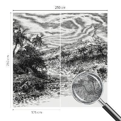 Fototapet modern Eksotisk panorama