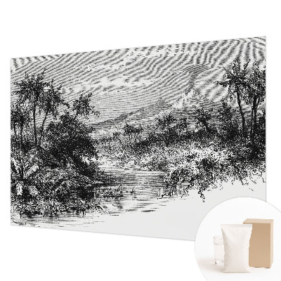 Fototapet modern Eksotisk panorama