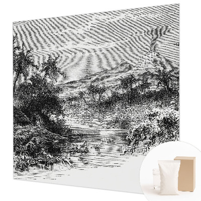 Fototapet modern Eksotisk panorama