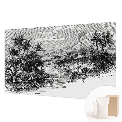 Fototapet modern Eksotisk panorama