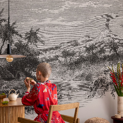 Fototapet modern Eksotisk panorama