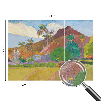 Fototapet modern la comandă Eksotisk natur