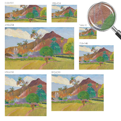 Fototapet modern la comandă Eksotisk natur