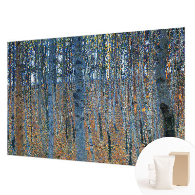 Fototapet la comandă pentru dormitor cu design Birkeskov