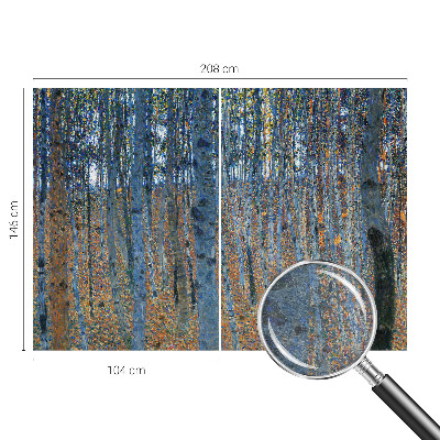 Fototapet la comandă pentru dormitor Birkeskov