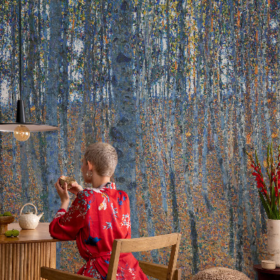 Fototapet la comandă pentru dormitor Birkeskov