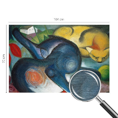 Fototapet vlies pe perete Kattekunst