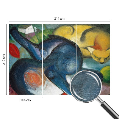 Fototapet vlies pe perete Kattekunst