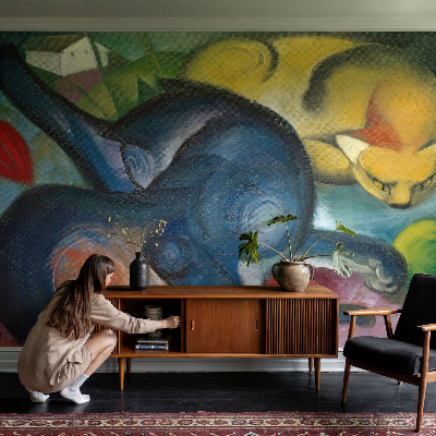 Fototapet vlies pe perete Kattekunst