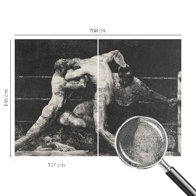 Tapet foto vlies Boksernes duel