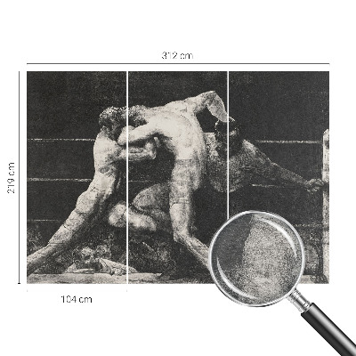 Tapet foto vlies Boksernes duel