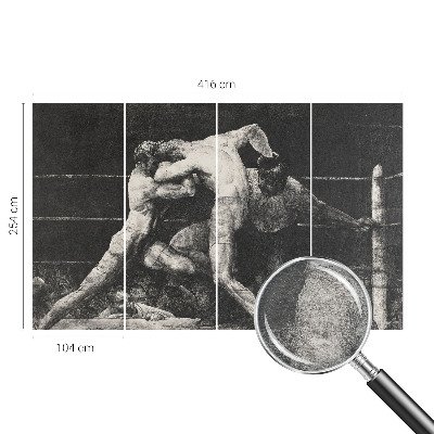 Tapet foto vlies Boksernes duel