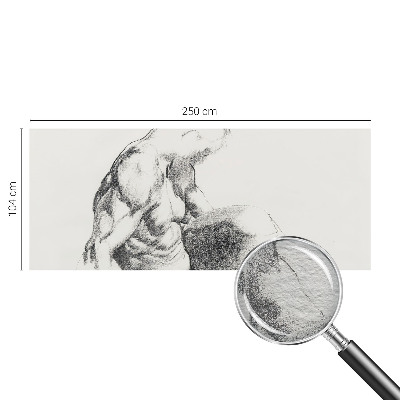 Tapet foto pe vlies Mandlig skitse