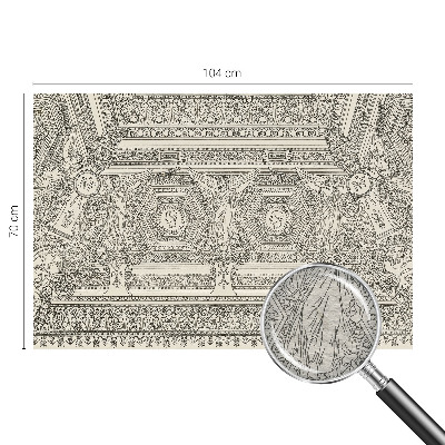 Fototapet vlies pentru dormitor Klassisk ornament