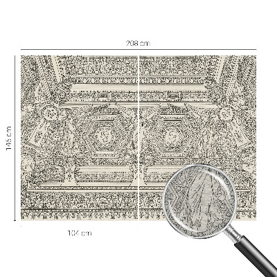 Fototapet vlies pentru dormitor Klassisk ornament