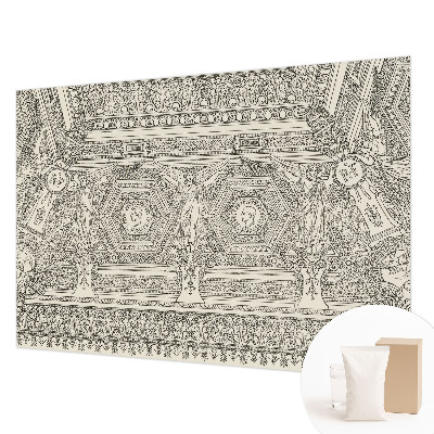 Fototapet vlies pentru dormitor Klassisk ornament