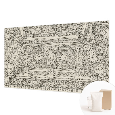 Fototapet vlies pentru dormitor Klassisk ornament