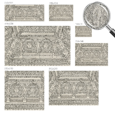 Fototapet vlies pentru dormitor Klassisk ornament