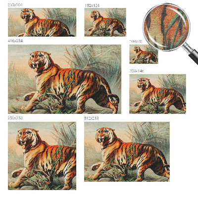 Tapet foto Tigerens natur