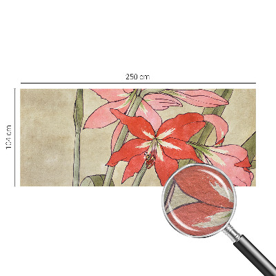 Tapet foto decorativ Dagliljeblomster