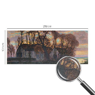 Fototapet modern Aftenlandskab