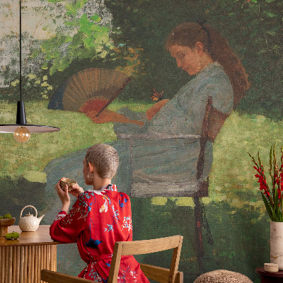 Fototapet la comandă pentru living Sommerharmoni