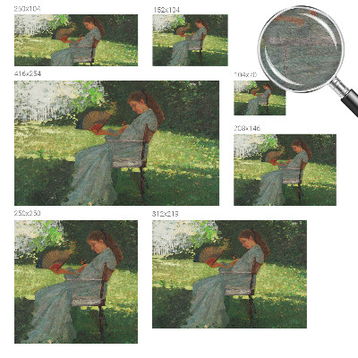 Fototapet la comandă pentru living Sommerharmoni