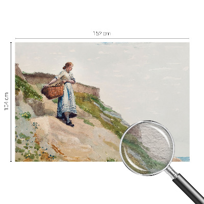 Fototapet la comandă pentru dormitor Kvindeligt landskab