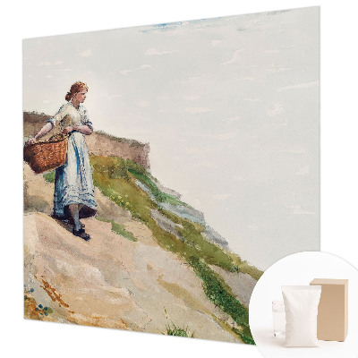 Fototapet la comandă pentru dormitor Kvindeligt landskab