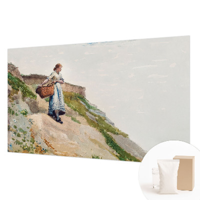 Fototapet la comandă pentru dormitor Kvindeligt landskab