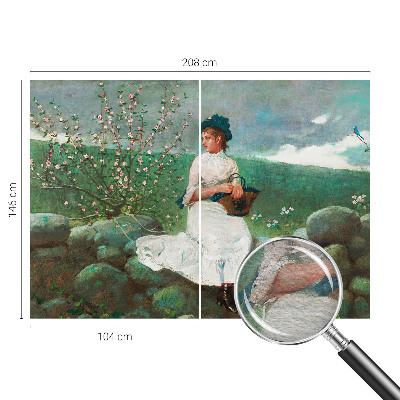 Fototapet pentru living Blomstrende fred