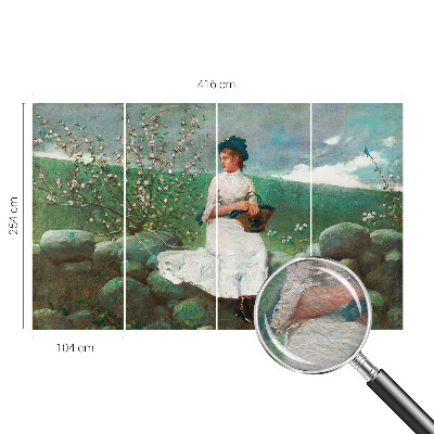 Fototapet pentru living Blomstrende fred