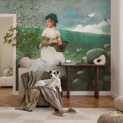 Fototapet pentru living Blomstrende fred