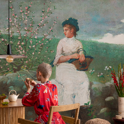 Fototapet pentru living Blomstrende fred