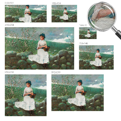 Fototapet pentru living Blomstrende fred