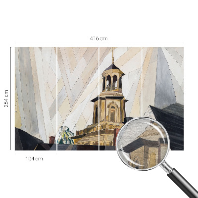 Fototapet Arkitektonisk tårn