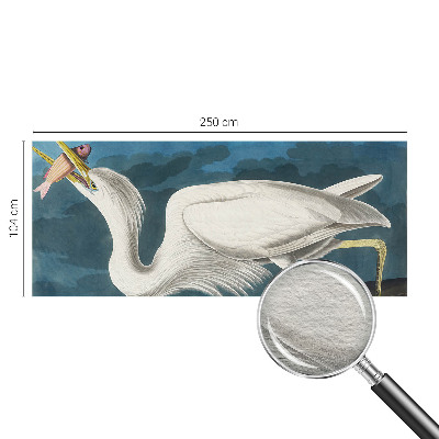 Fototapet vlies pentru copii Fugl med fisk