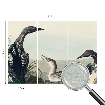 Fototapet vlies pentru dormitor Fugle over vandet