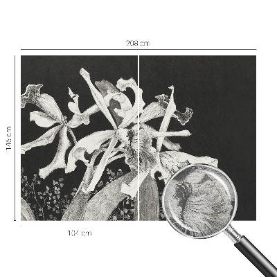 Fototapet vlies pentru copii orkideillustration