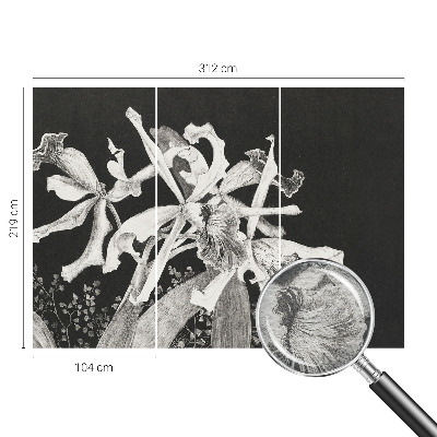 Fototapet vlies pentru copii orkideillustration