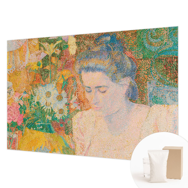 Tapet foto Blomsterportræt