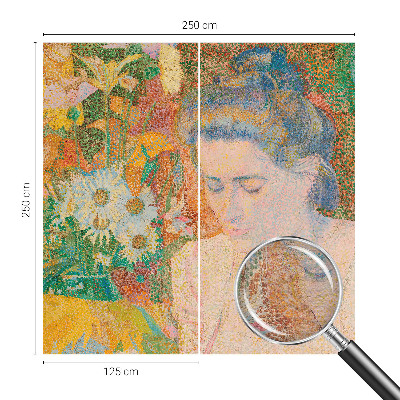 Tapet foto Blomsterportræt