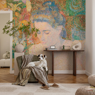 Tapet foto Blomsterportræt