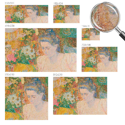 Tapet foto Blomsterportræt